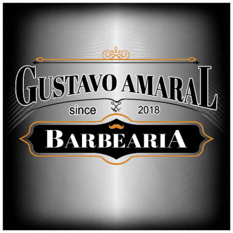 Logo Barbearia Gustavo Amaral